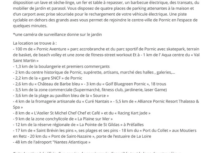 Maison Familiale Avec Jacuzzi A * ポルニック